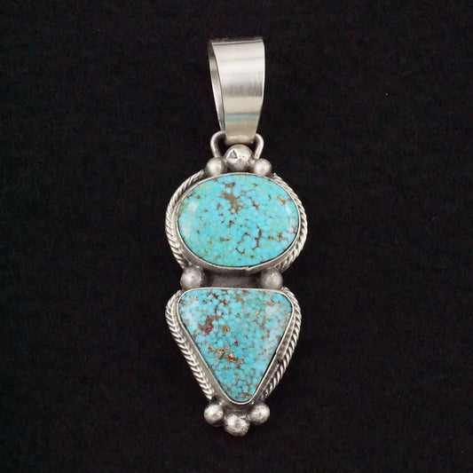 Bobby Johnson Turquoise & Sterling Silver Pendant