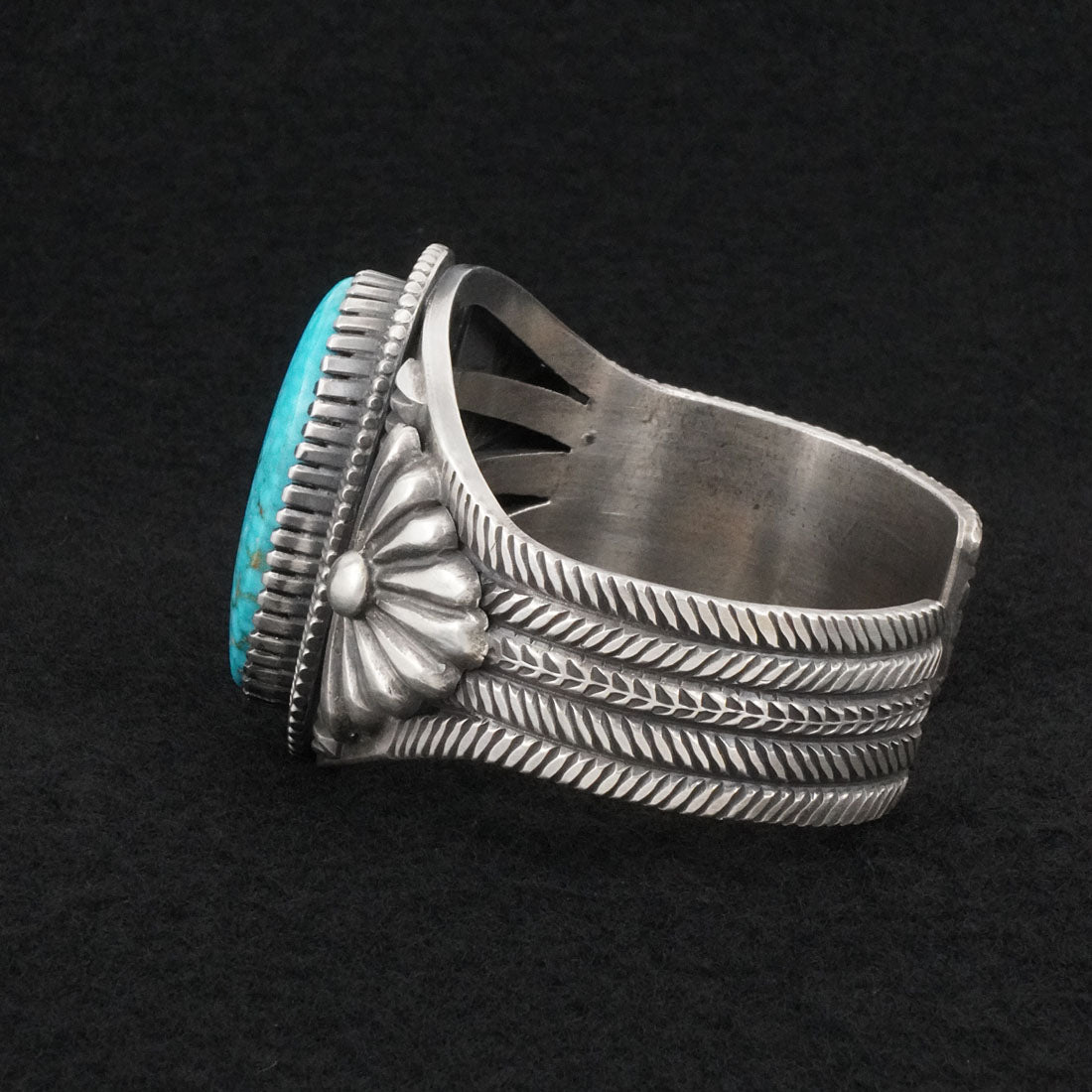 Calvin Martinez Turquoise & Sterling Silver Bracelet