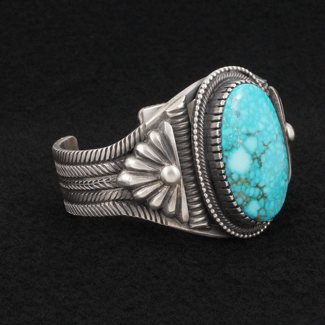 Calvin Martinez Turquoise & Sterling Silver Bracelet