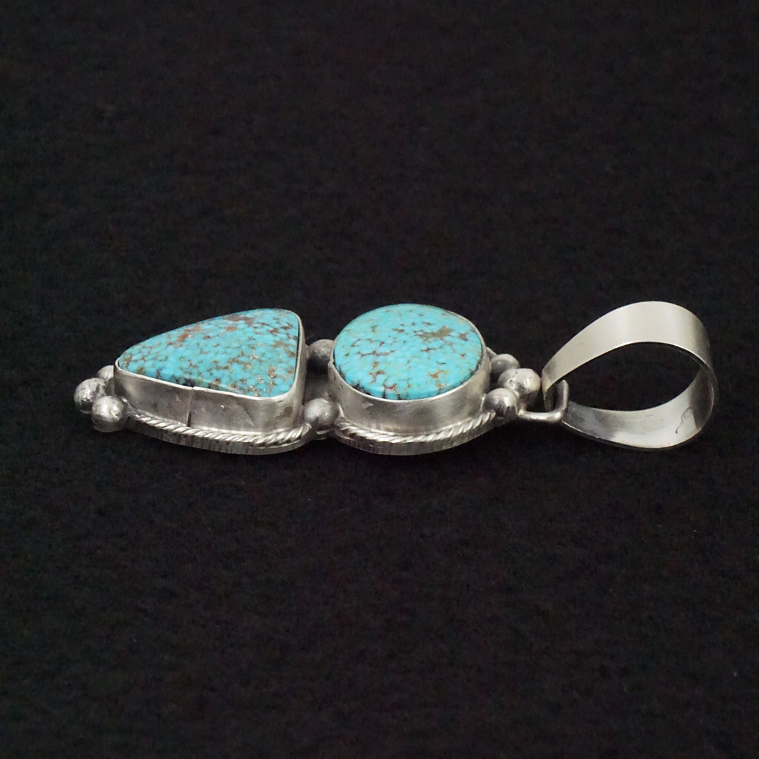 Bobby Johnson Turquoise & Sterling Silver Pendant