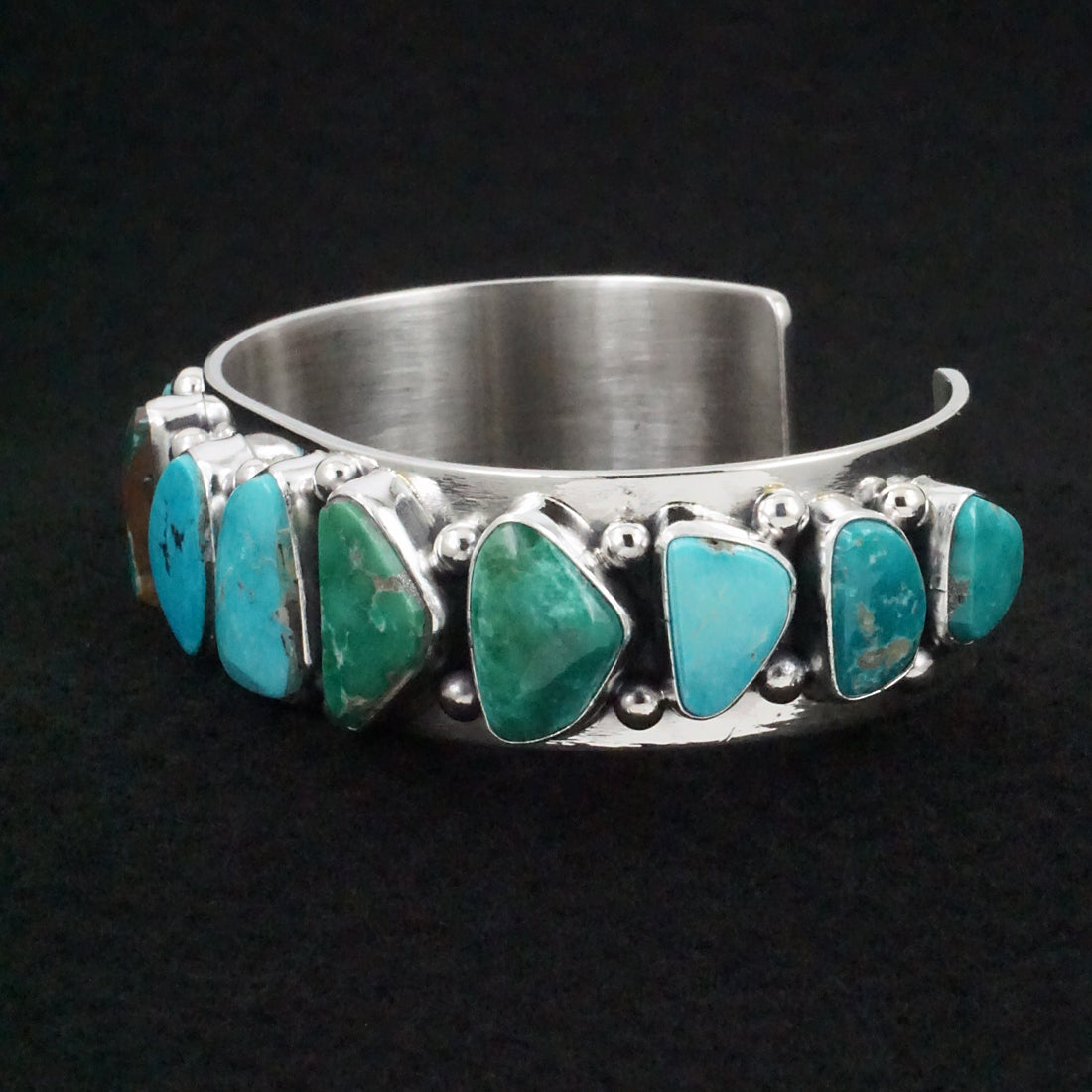 Mark Yazzie Turquoise & Sterling Silver Bracelet