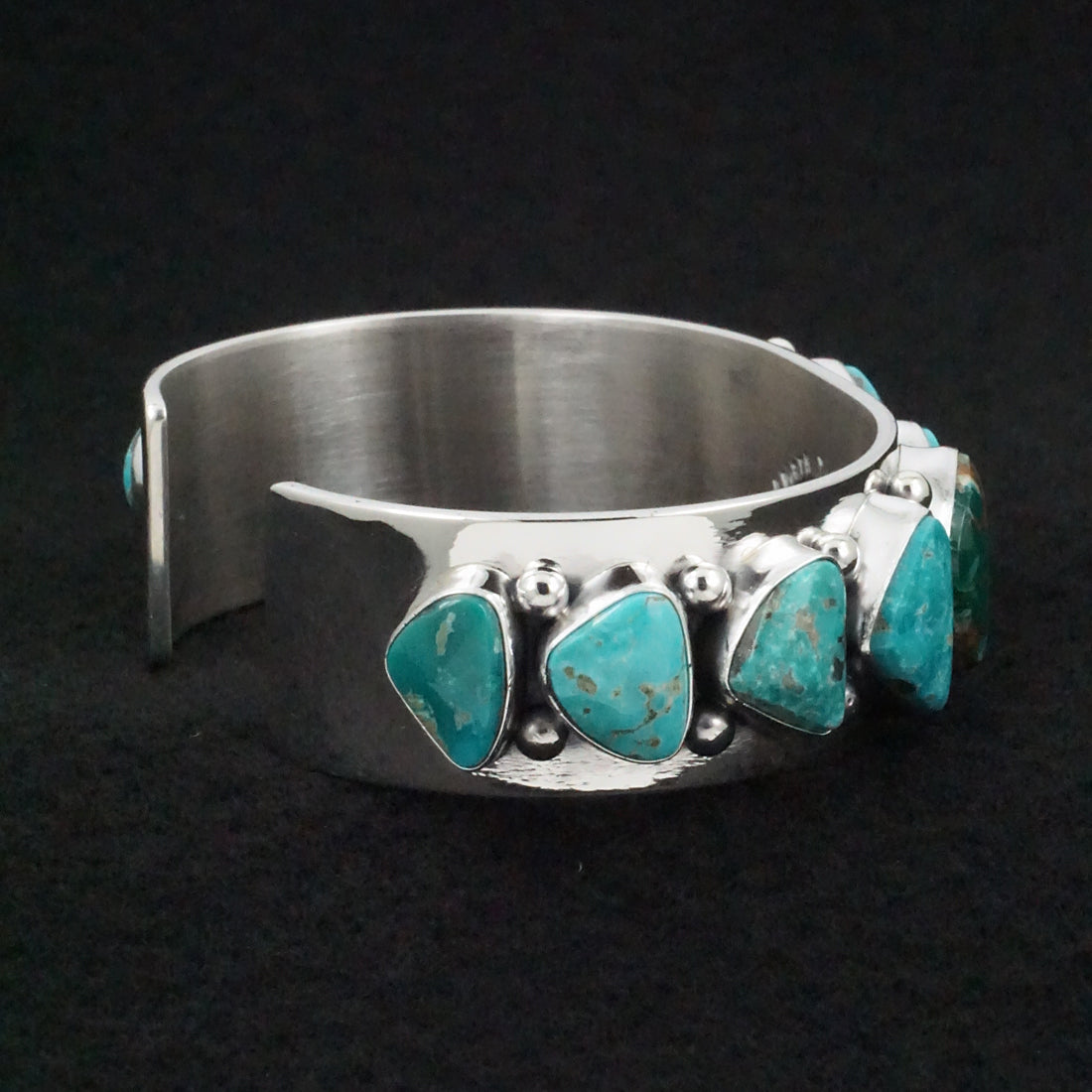 Mark Yazzie Turquoise & Sterling Silver Bracelet