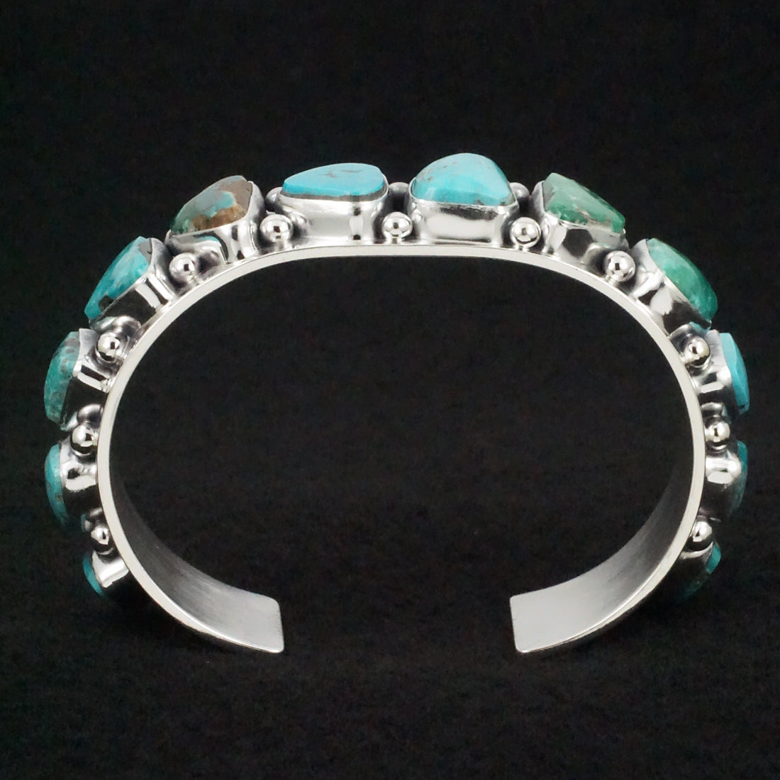 Mark Yazzie Turquoise & Sterling Silver Bracelet