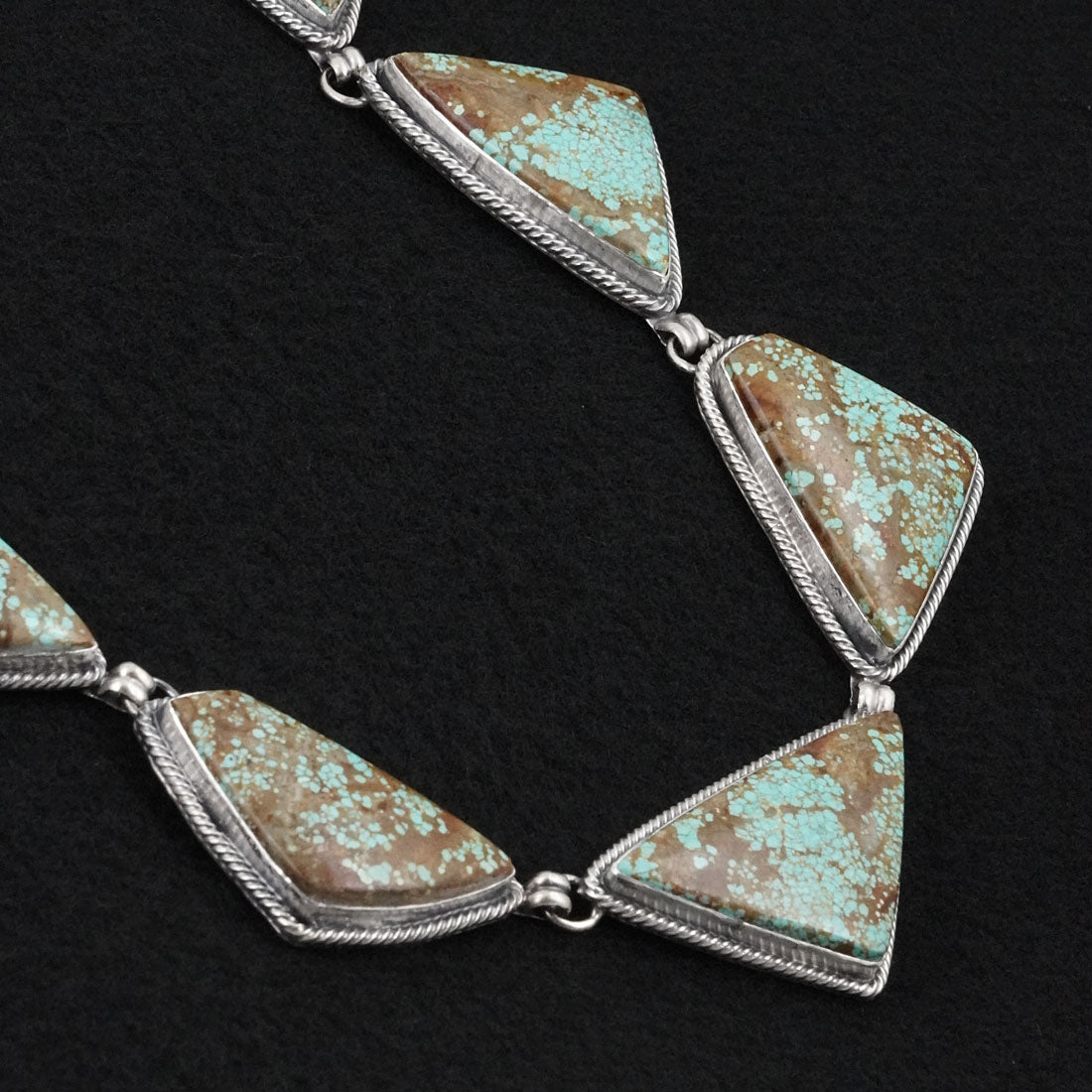 Darrin Livingston Turquoise & Sterling Silver Necklace Set