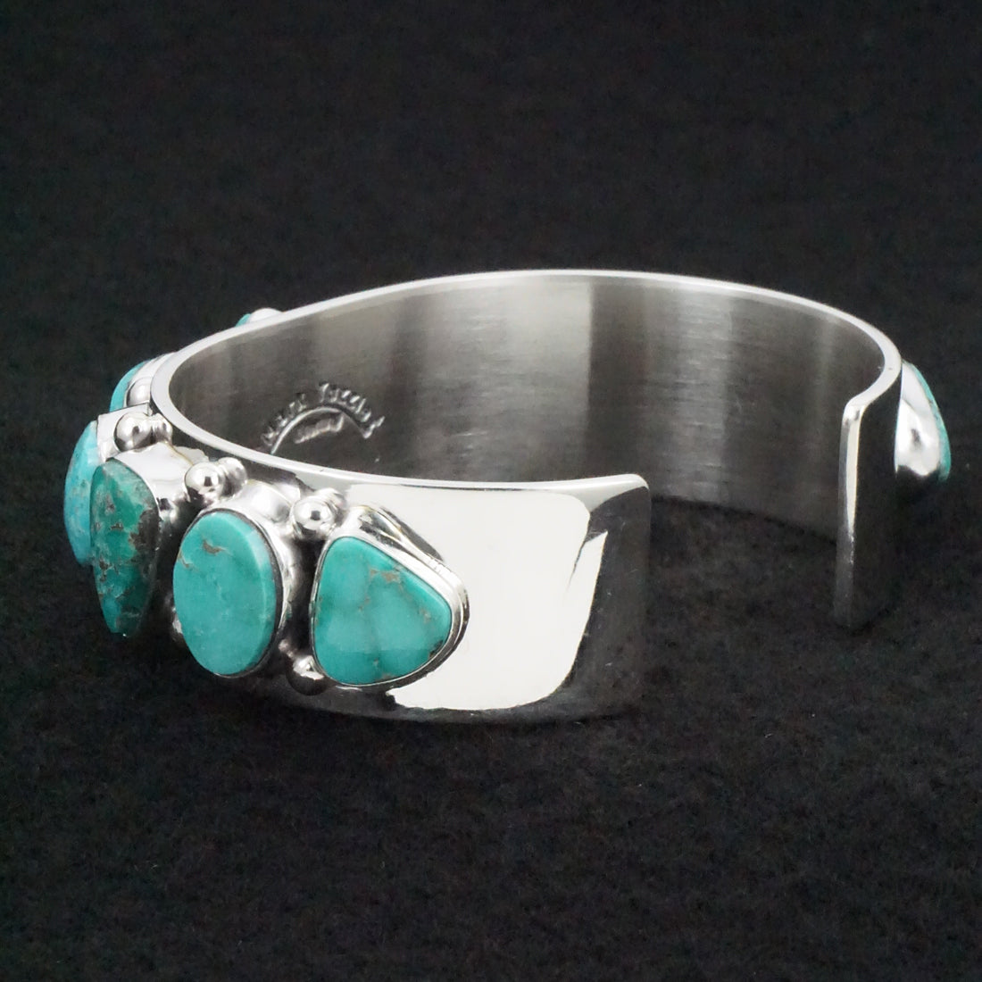 Mark Yazzie Turquoise & Sterling Silver Bracelet