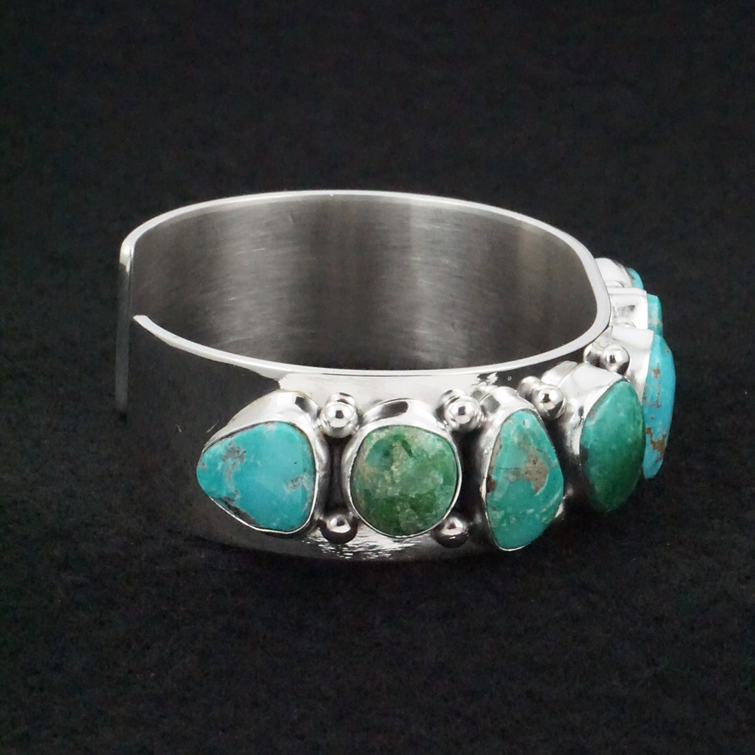 Mark Yazzie Turquoise & Sterling Silver Bracelet