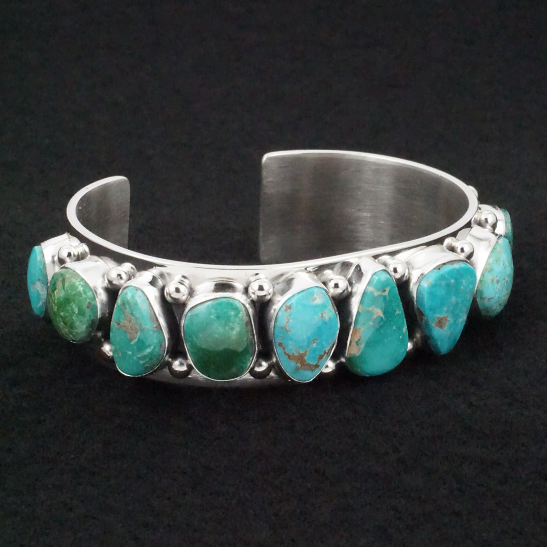 Mark Yazzie Turquoise & Sterling Silver Bracelet