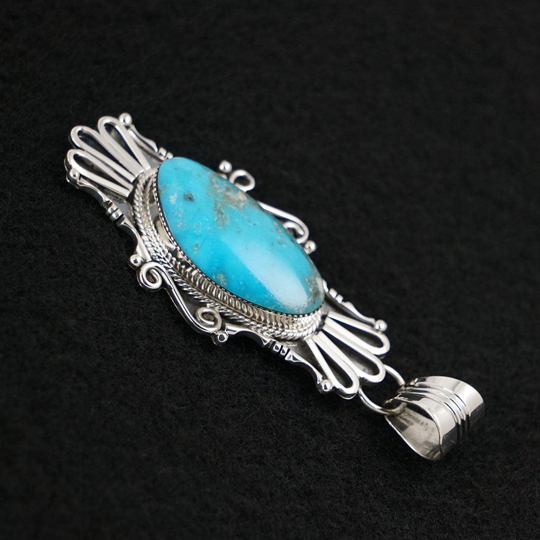 Sheena Jack Turquoise & Sterling Silver Pendant