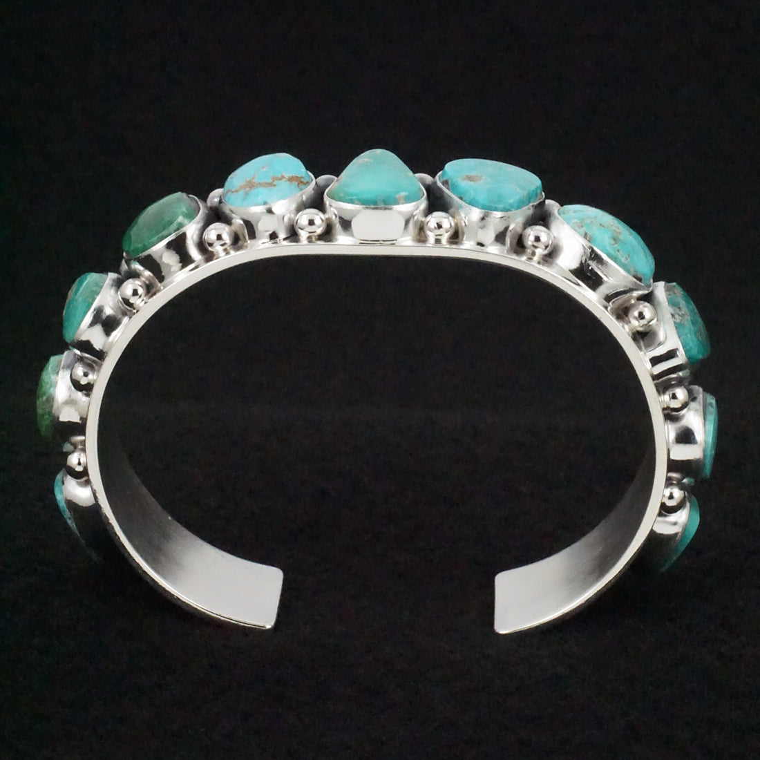 Mark Yazzie Turquoise & Sterling Silver Bracelet