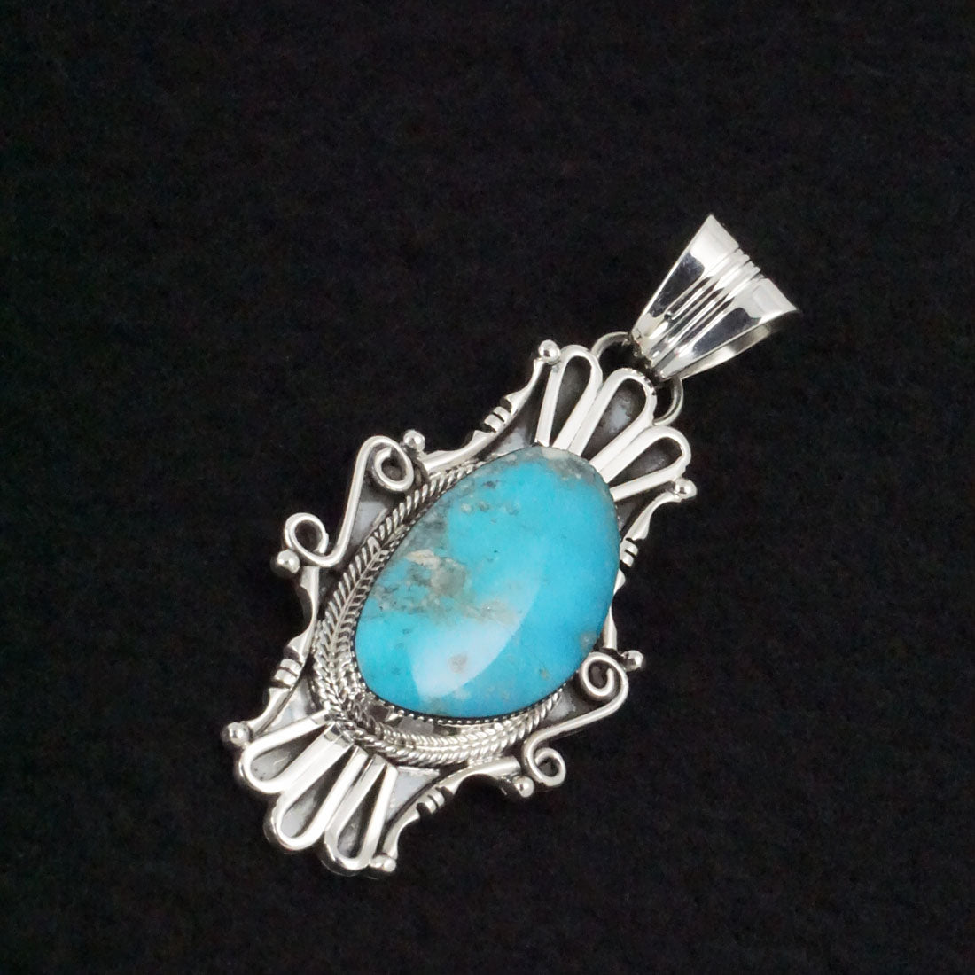 Sheena Jack Turquoise & Sterling Silver Pendant