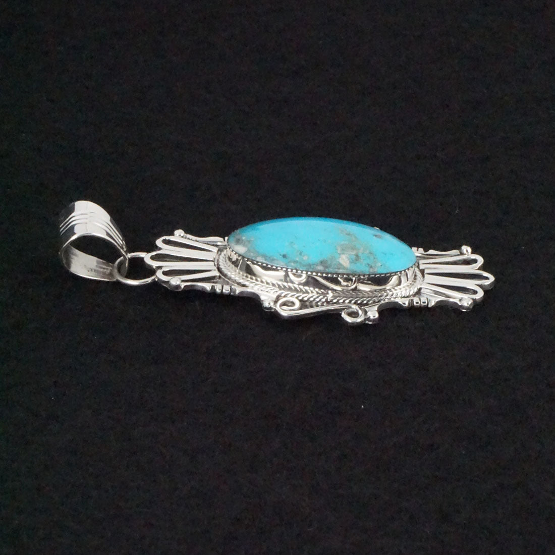 Sheena Jack Turquoise & Sterling Silver Pendant