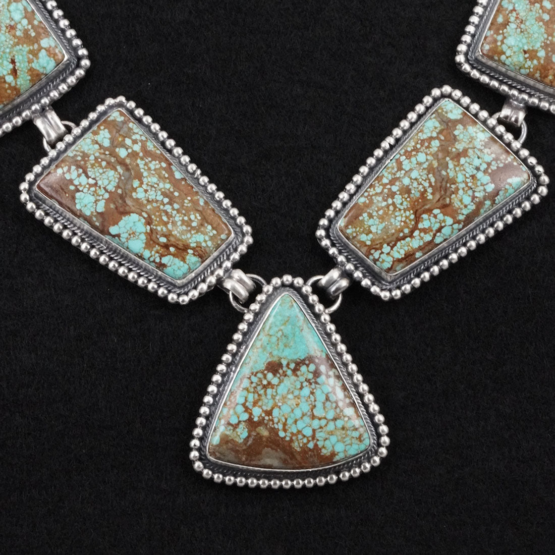 Darrin Livingston Turquoise & Sterling Silver Necklace Set
