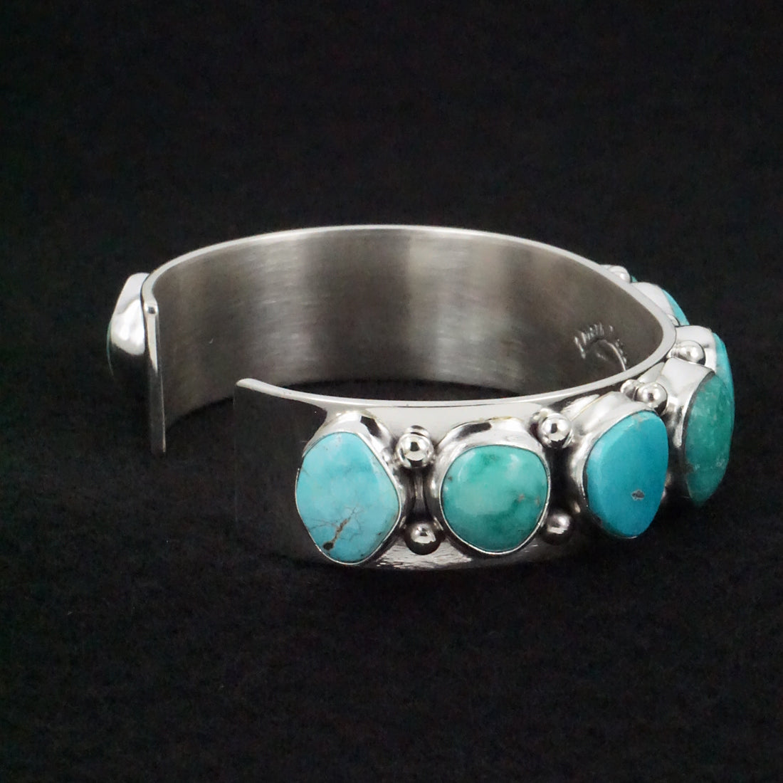 Mark Yazzie Turquoise & Sterling Silver Bracelet