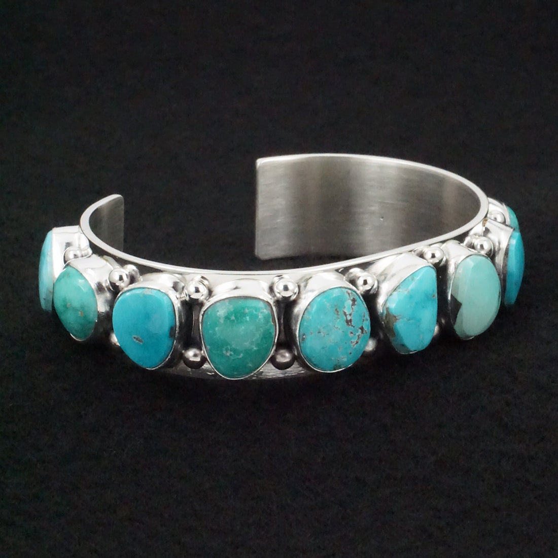 Mark Yazzie Turquoise & Sterling Silver Bracelet