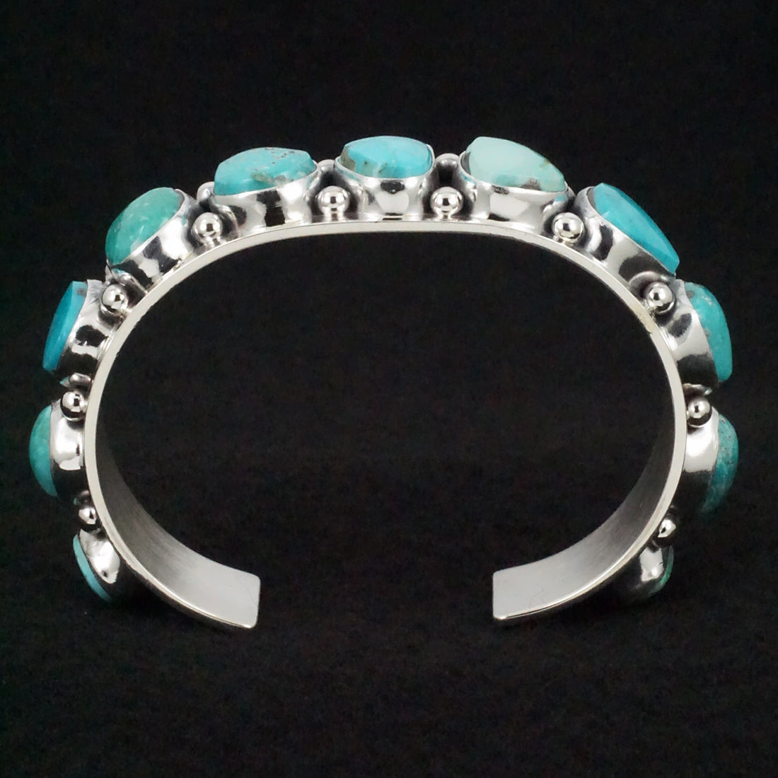 Mark Yazzie Turquoise & Sterling Silver Bracelet