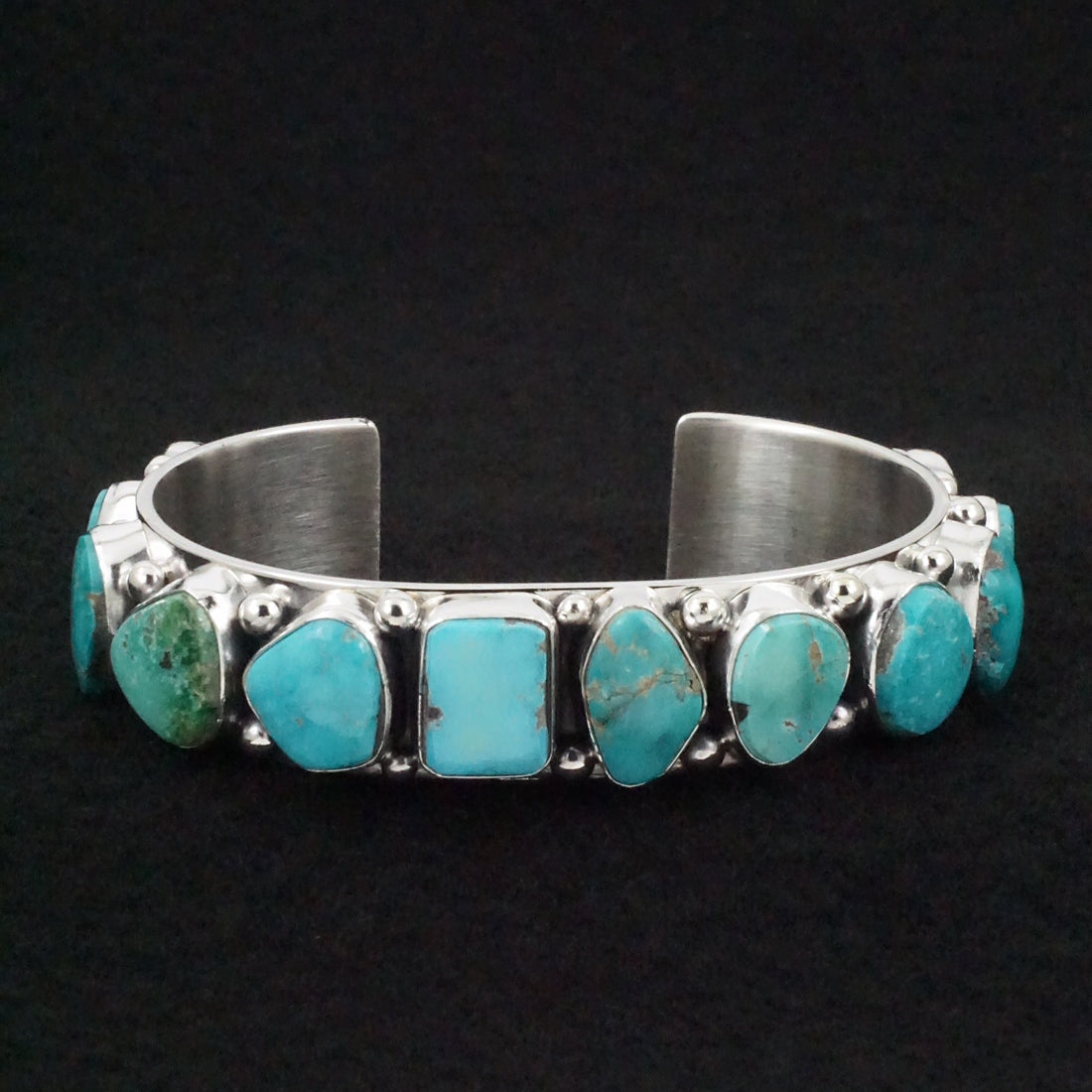 Mark Yazzie Turquoise & Sterling Silver Bracelet