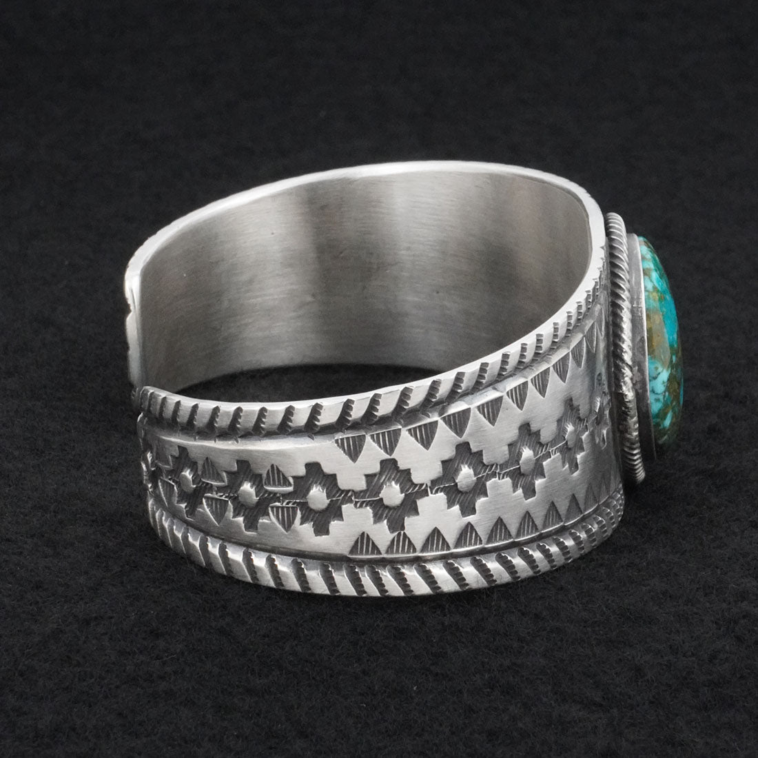 Calvin Martinez Turquoise & Sterling Silver Bracelet