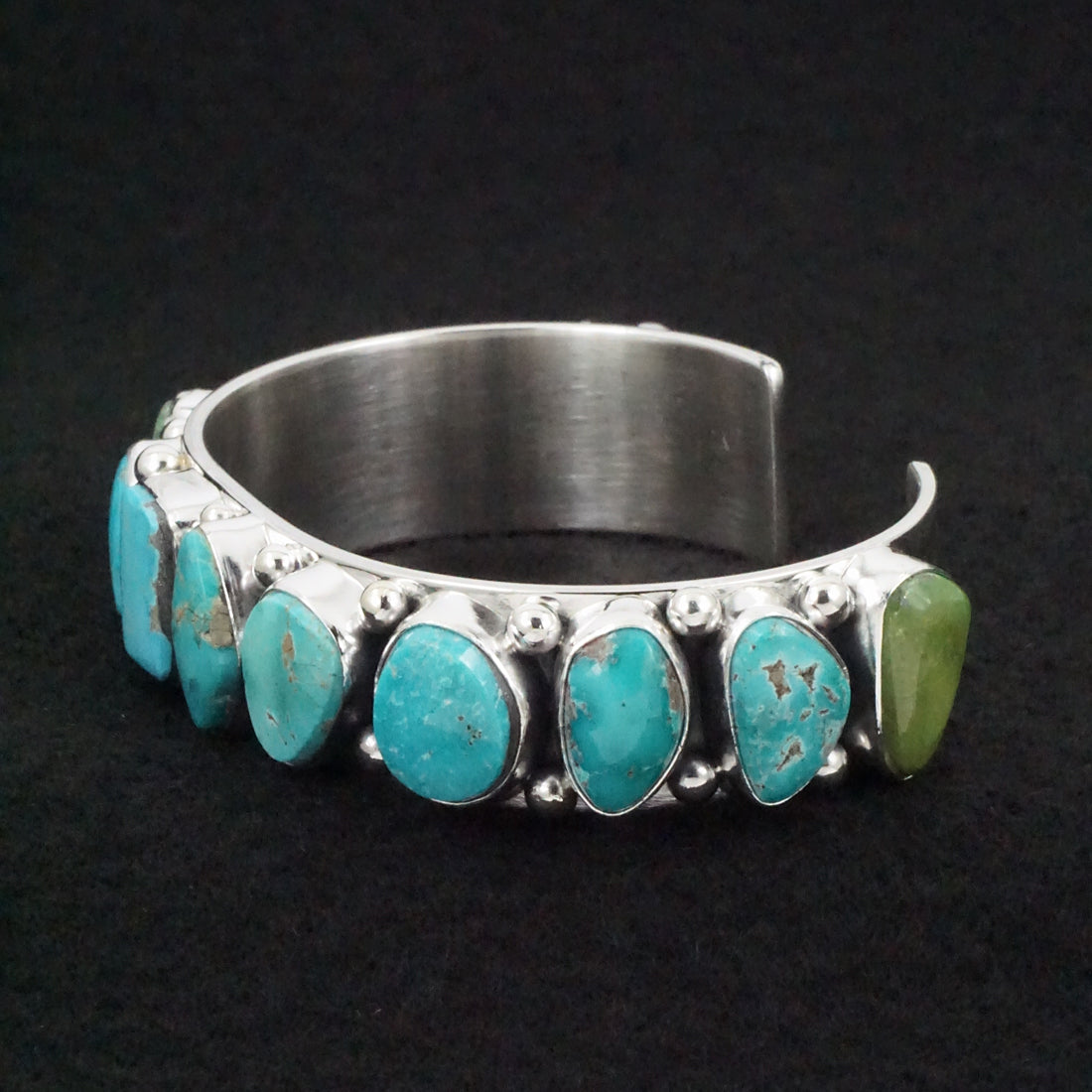 Mark Yazzie Turquoise & Sterling Silver Bracelet