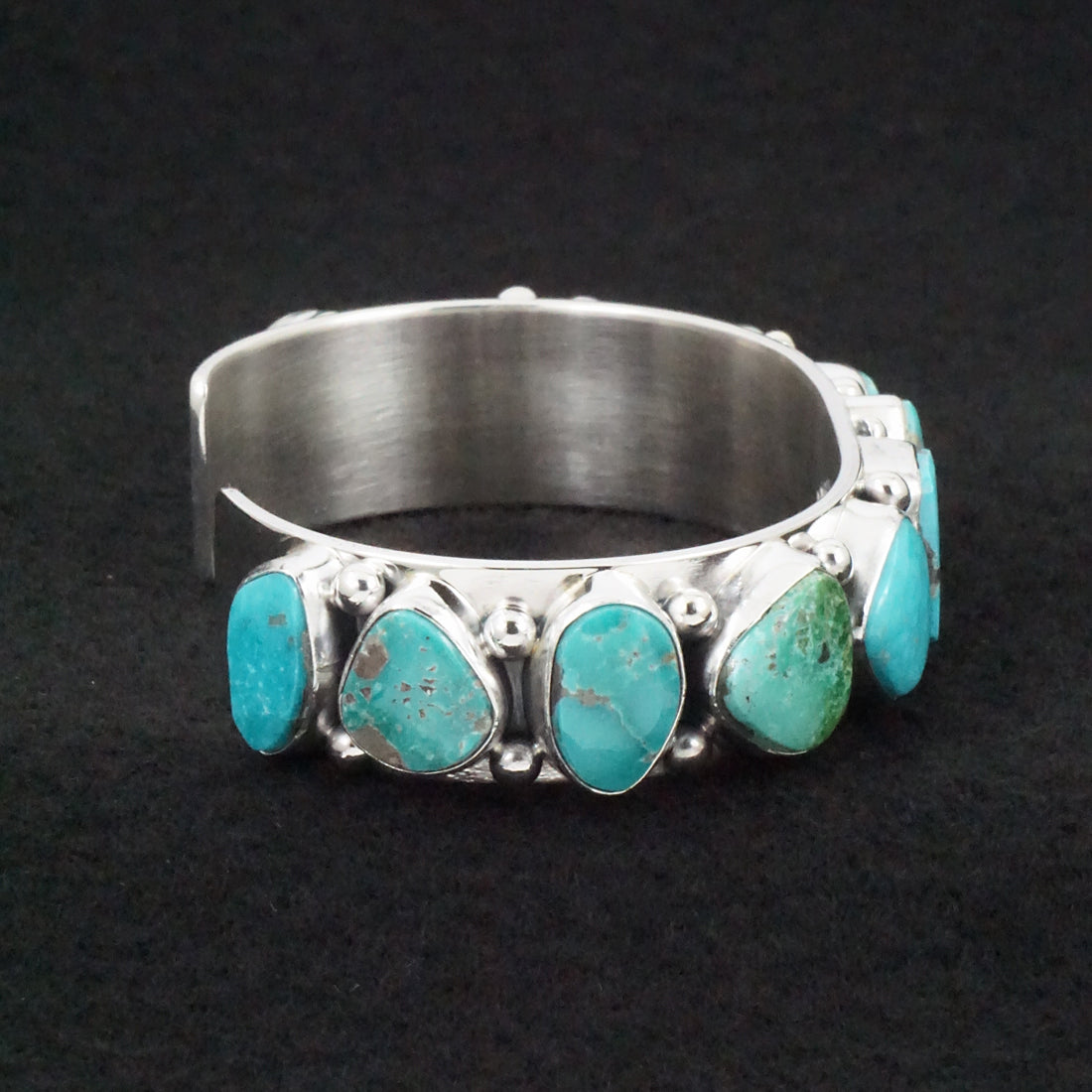 Mark Yazzie Turquoise & Sterling Silver Bracelet