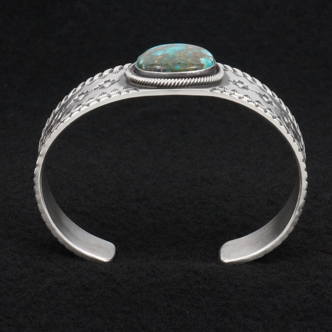 Calvin Martinez Turquoise & Sterling Silver Bracelet