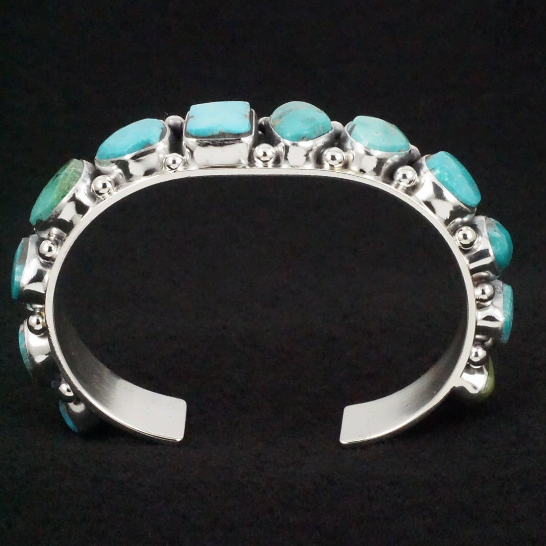 Mark Yazzie Turquoise & Sterling Silver Bracelet