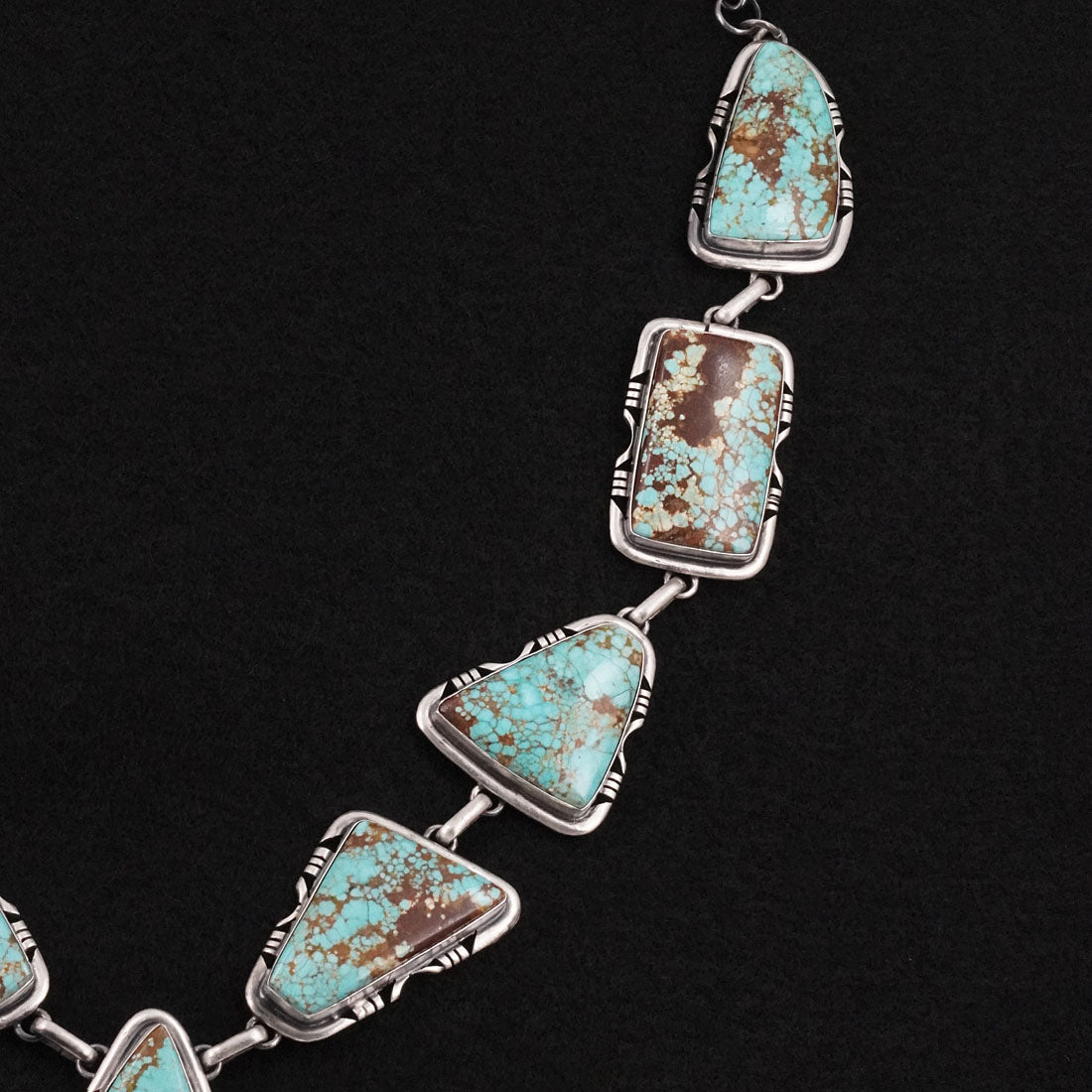 Paul Livingston Turquoise & Sterling Silver Necklace Set