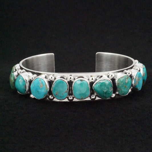 Mark Yazzie Turquoise & Sterling Silver Bracelet