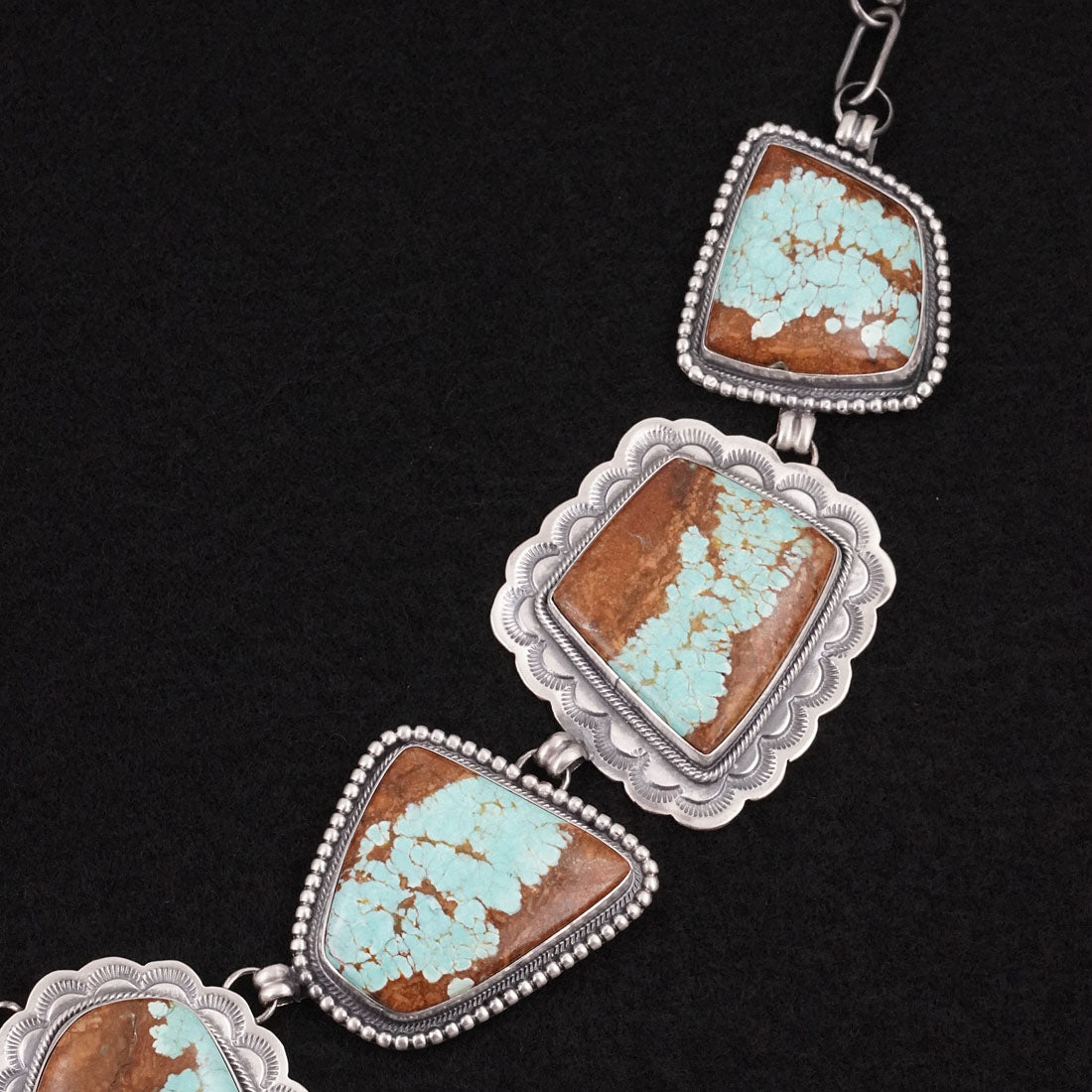 Darrin Livingston Turquoise & Sterling Silver Necklace Set