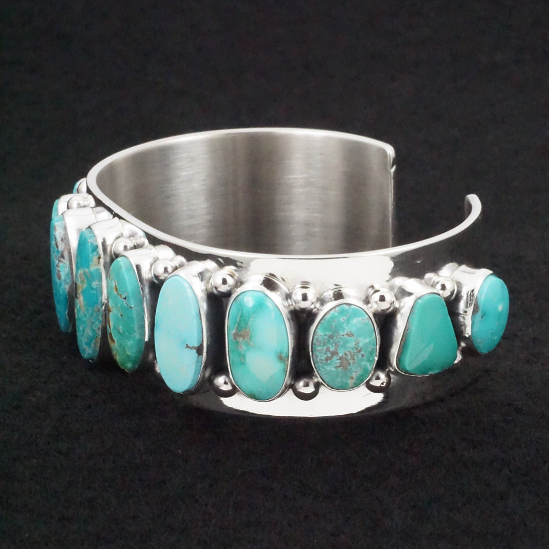 Mark Yazzie Turquoise & Sterling Silver Bracelet