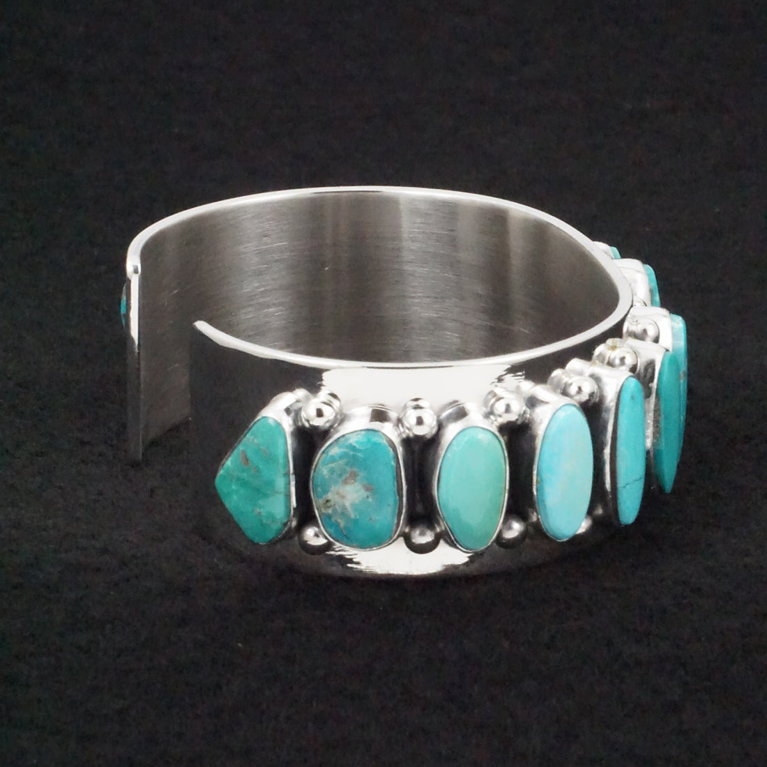 Mark Yazzie Turquoise & Sterling Silver Bracelet