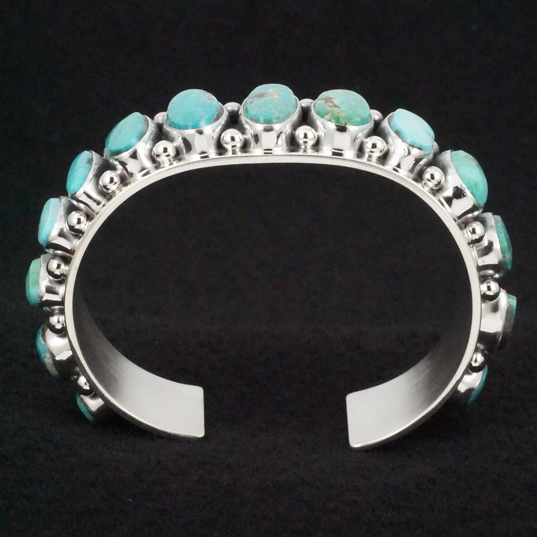 Mark Yazzie Turquoise & Sterling Silver Bracelet