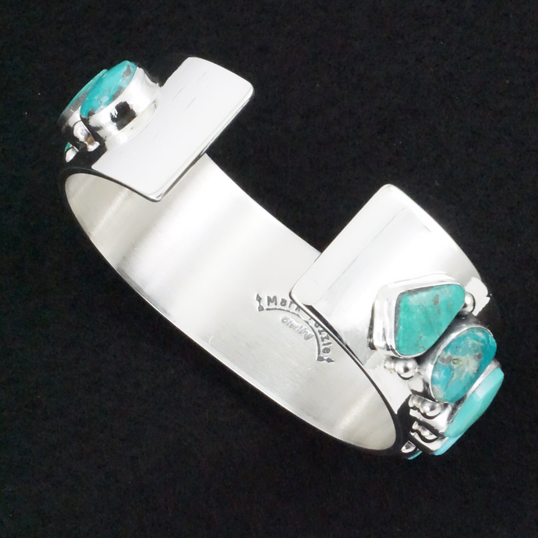 Mark Yazzie Turquoise & Sterling Silver Bracelet