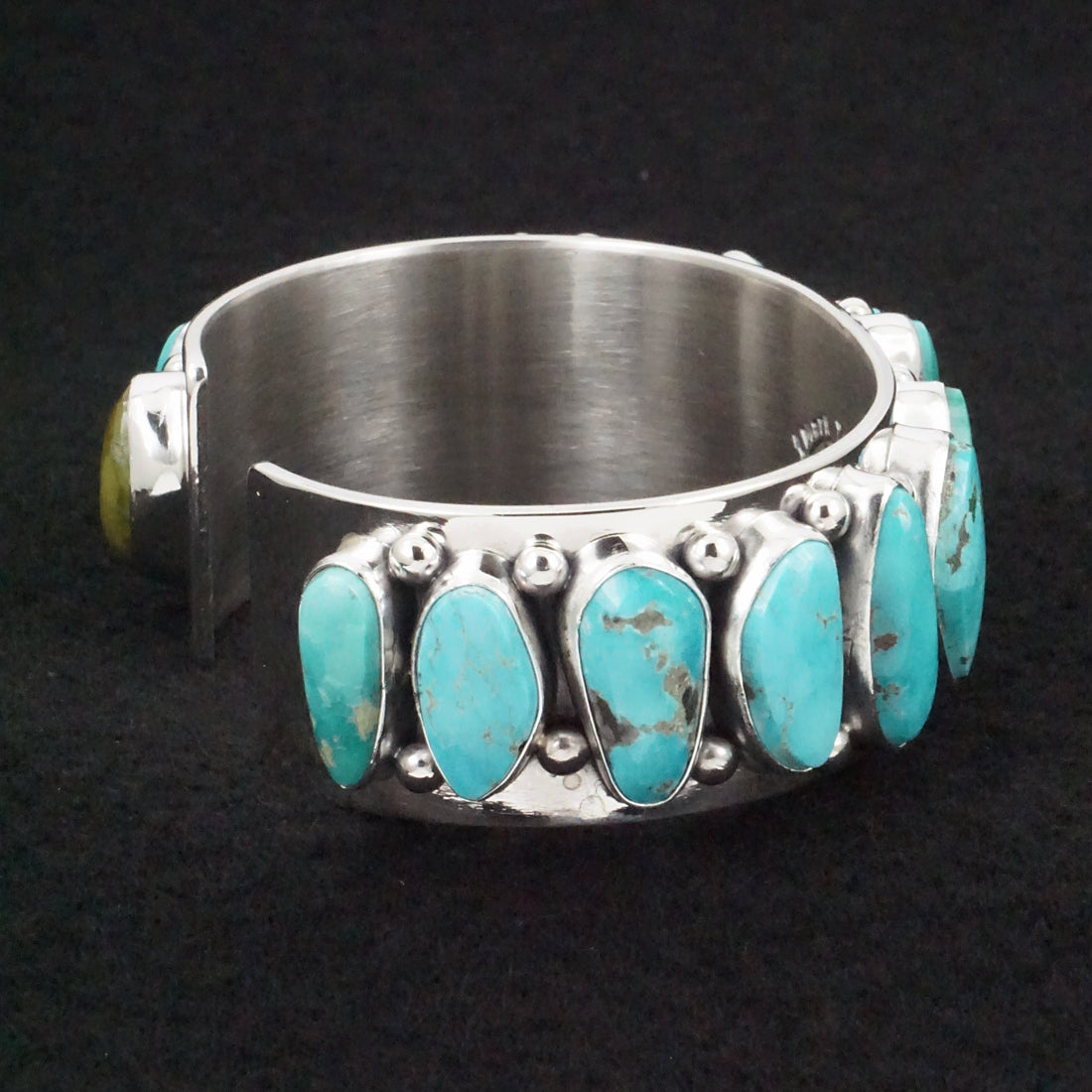 Mark Yazzie Turquoise & Sterling Silver Bracelet