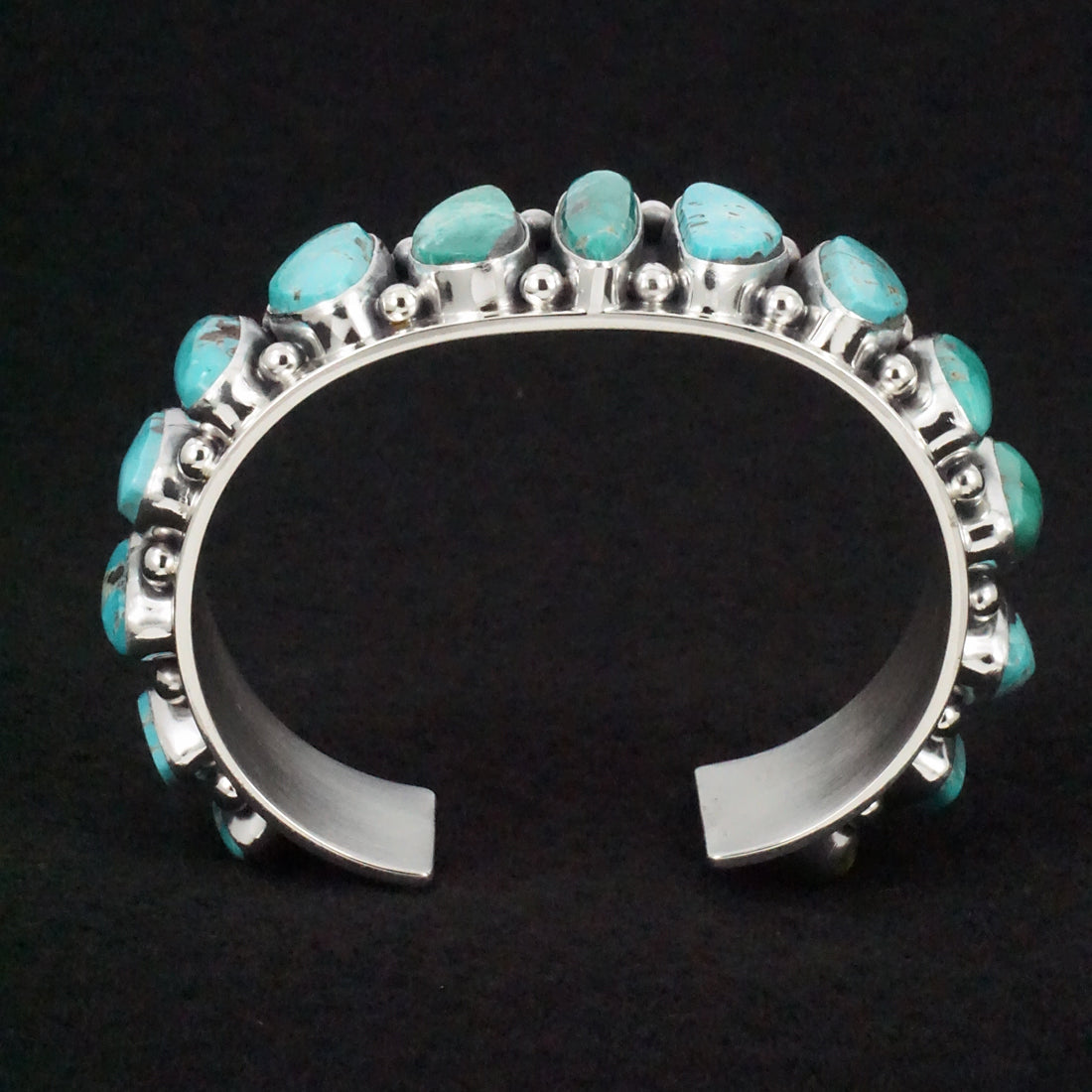 Mark Yazzie Turquoise & Sterling Silver Bracelet