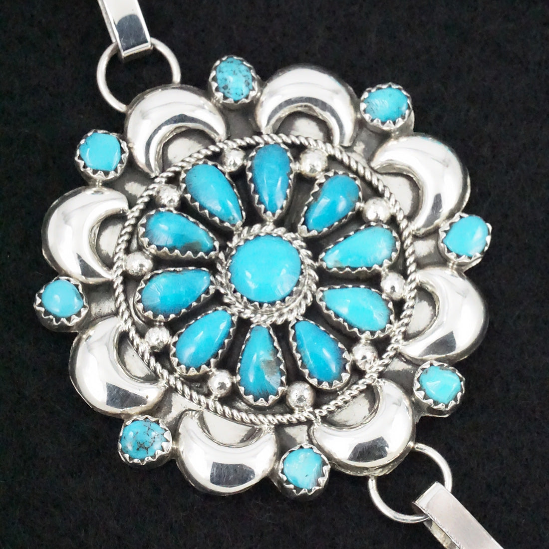 Eunise Wilson Turquoise & Sterling Silver Necklace Set