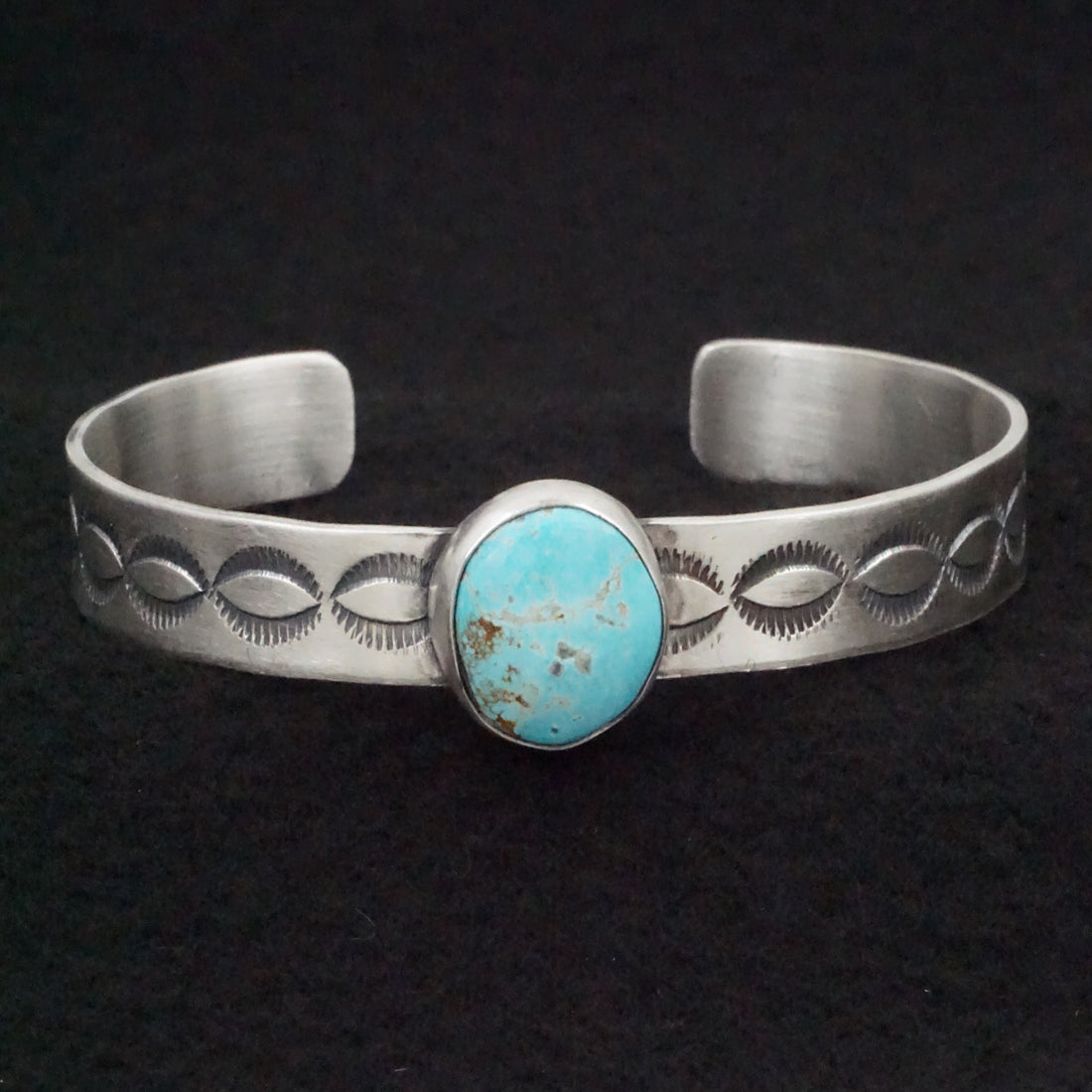 Danny Henio Turquoise & Sterling Silver Bracelet