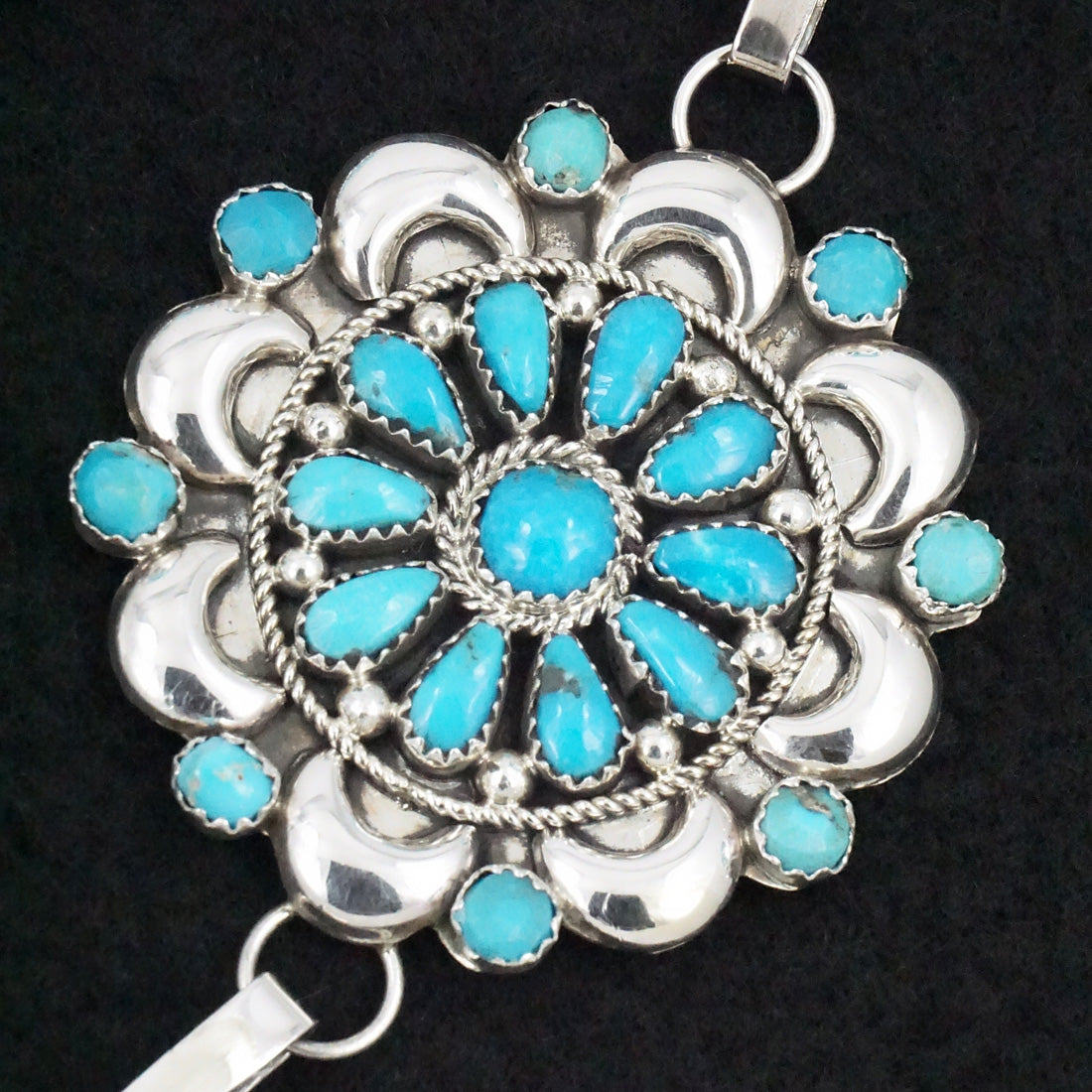 Eunise Wilson Turquoise & Sterling Silver Necklace Set