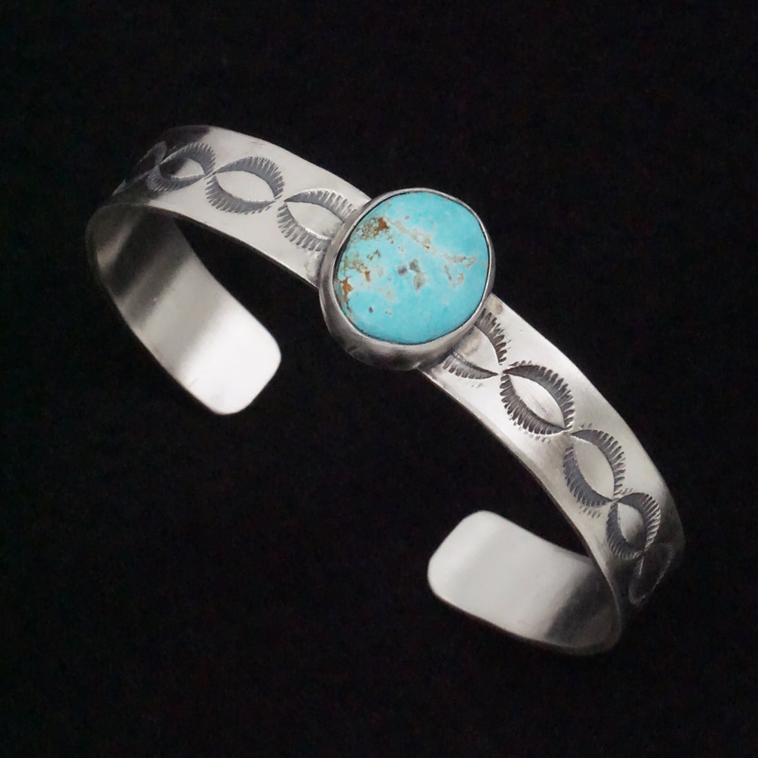 Danny Henio Turquoise & Sterling Silver Bracelet