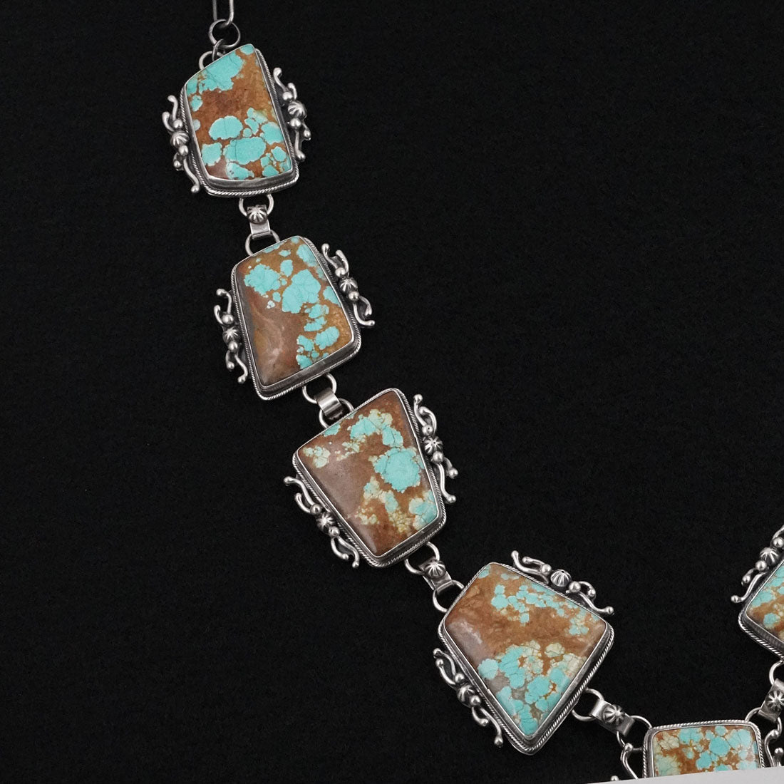 Kathleen Livingston Turquoise & Sterling Silver Necklace Set