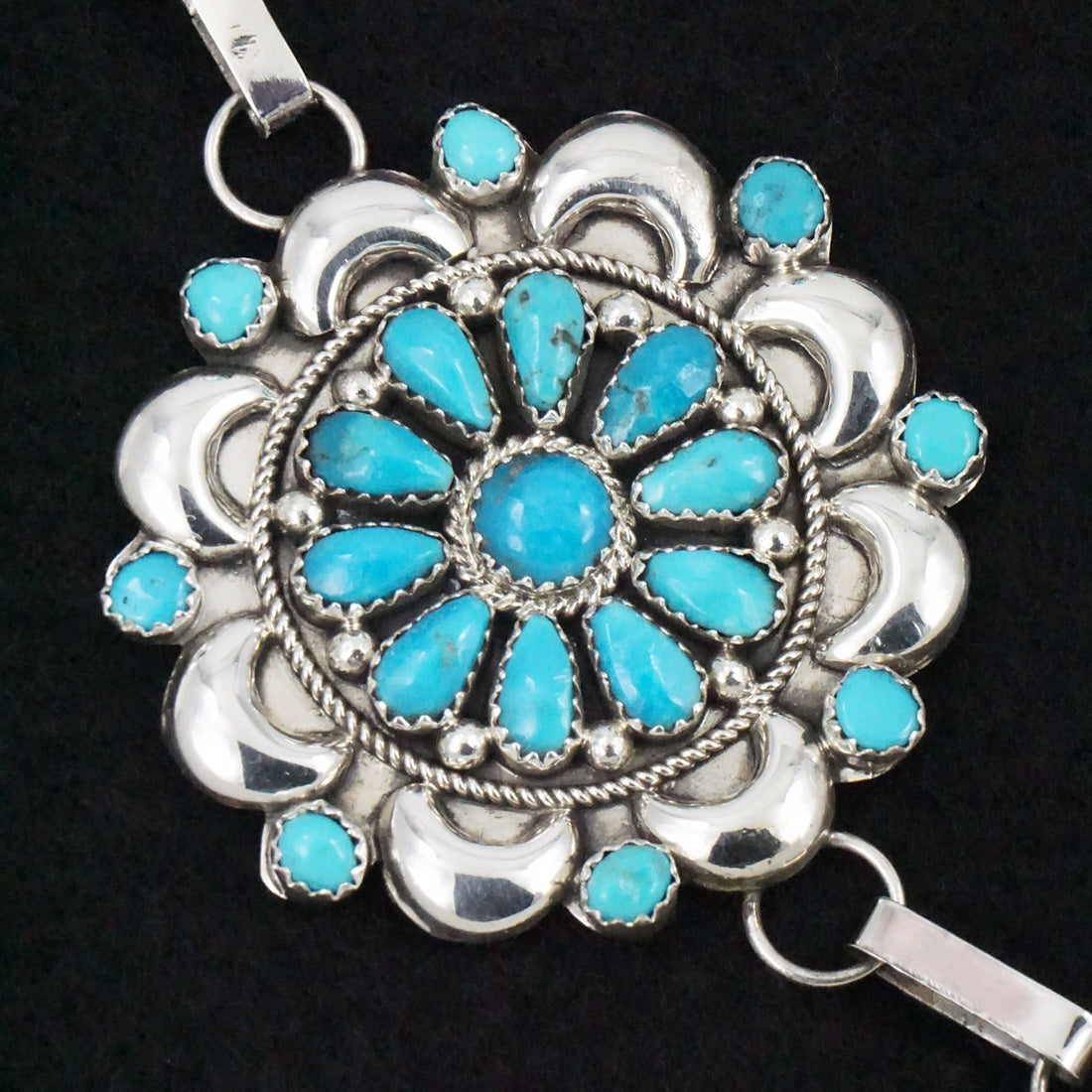 Eunise Wilson Turquoise & Sterling Silver Necklace Set