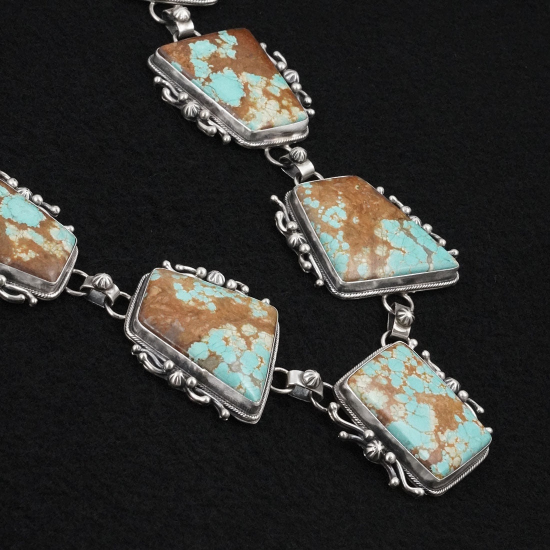 Kathleen Livingston Turquoise & Sterling Silver Necklace Set