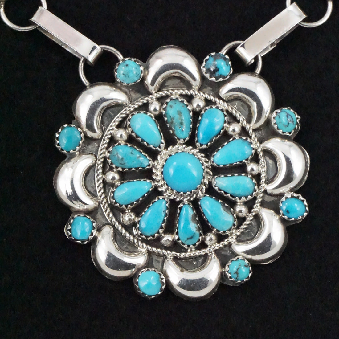 Eunise Wilson Turquoise & Sterling Silver Necklace Set