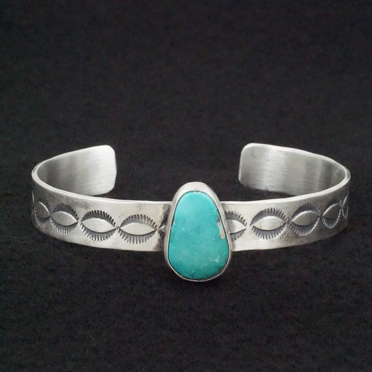 Danny Henio Turquoise & Sterling Silver Bracelet