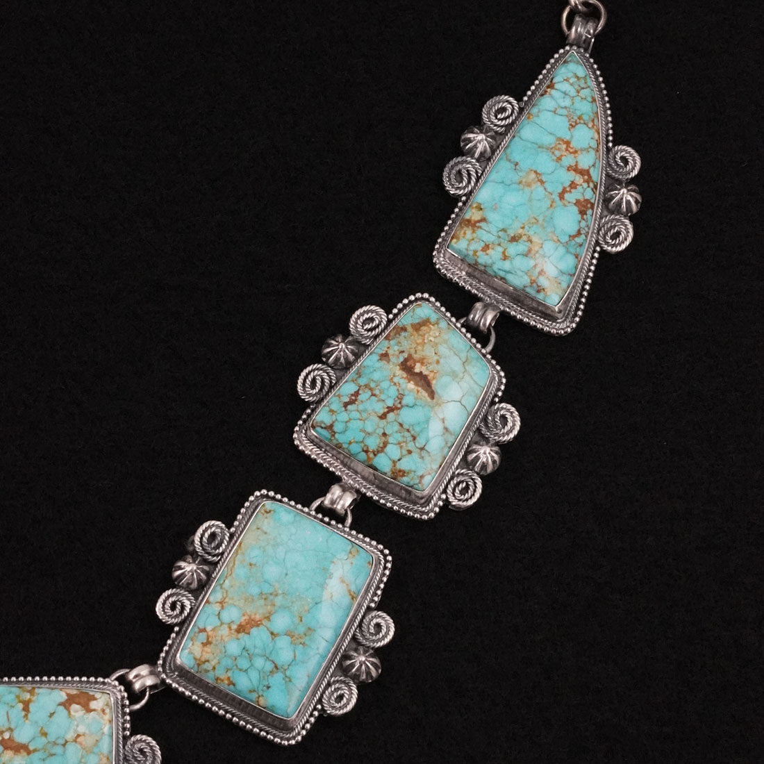 Darrin Livingston Turquoise & Sterling Silver Necklace Set