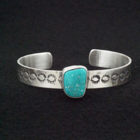 Danny Henio Turquoise & Sterling Silver Bracelet