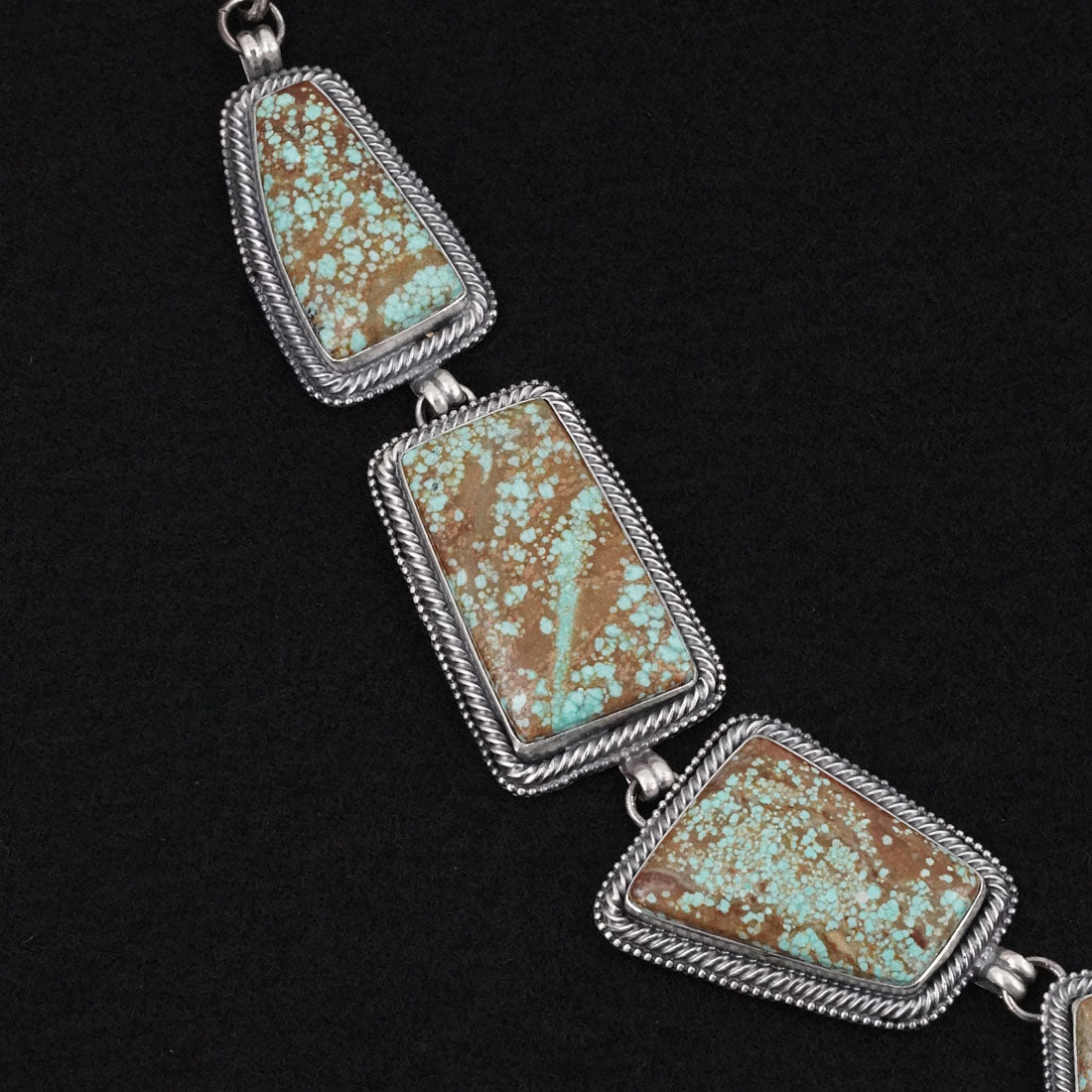 Darrin Livingston Turquoise & Sterling Silver Necklace Set