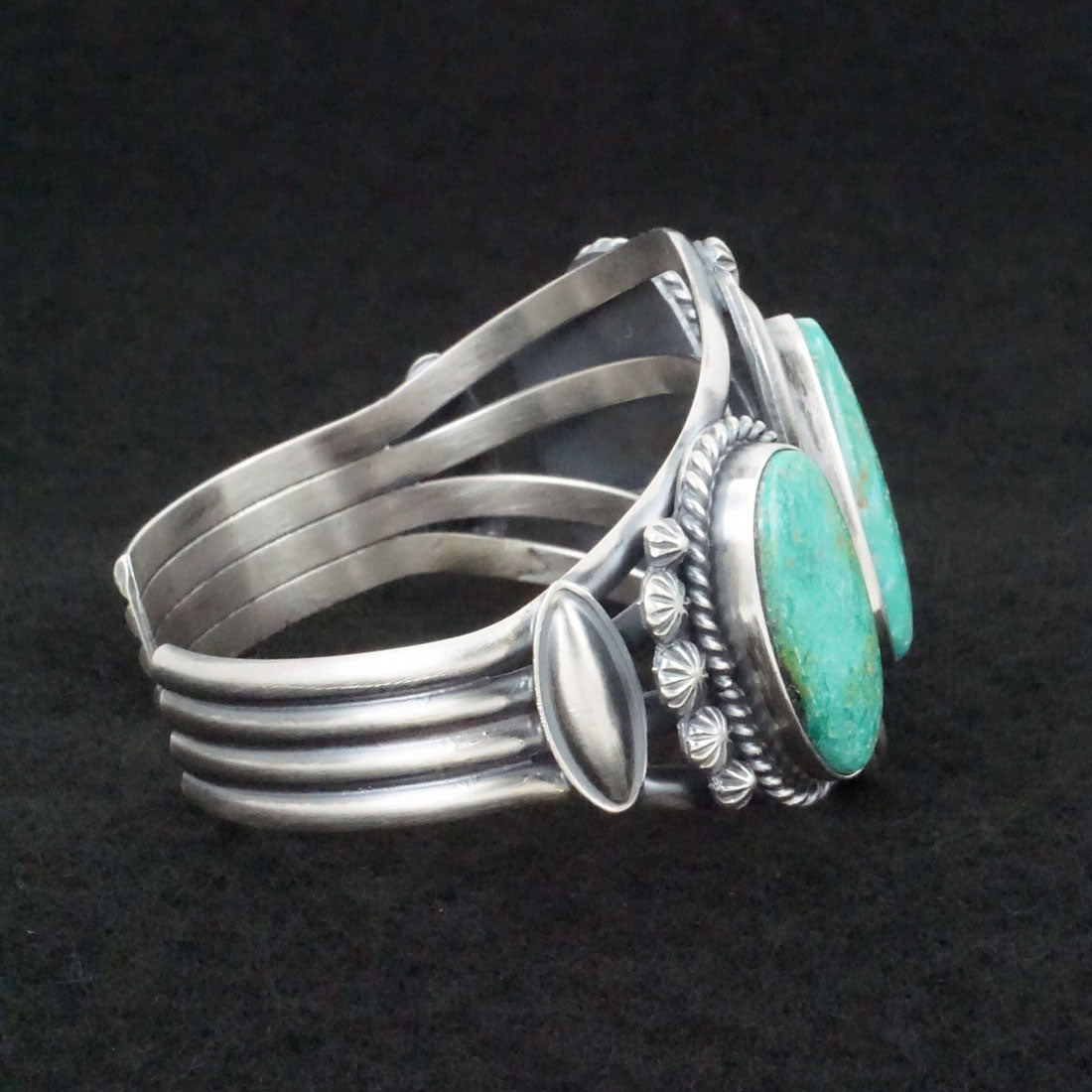 Raymond Delgarito Turquoise & Sterling Silver Bracelet