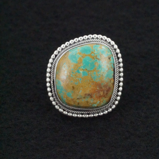 Daniel Benally Turquoise & Sterling Silver Ring Size Adjustable