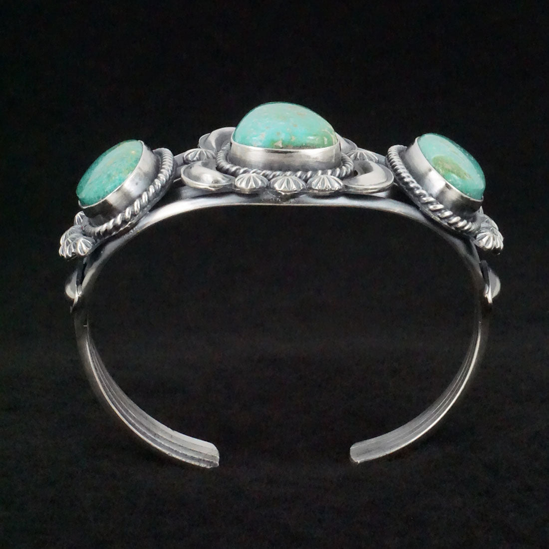 Raymond Delgarito Turquoise & Sterling Silver Bracelet