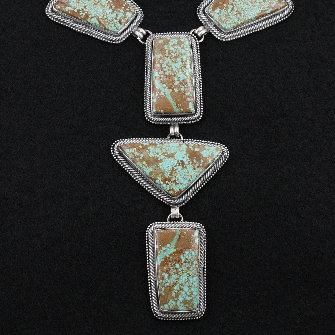 Darrin Livingston Turquoise & Sterling Silver Necklace Set